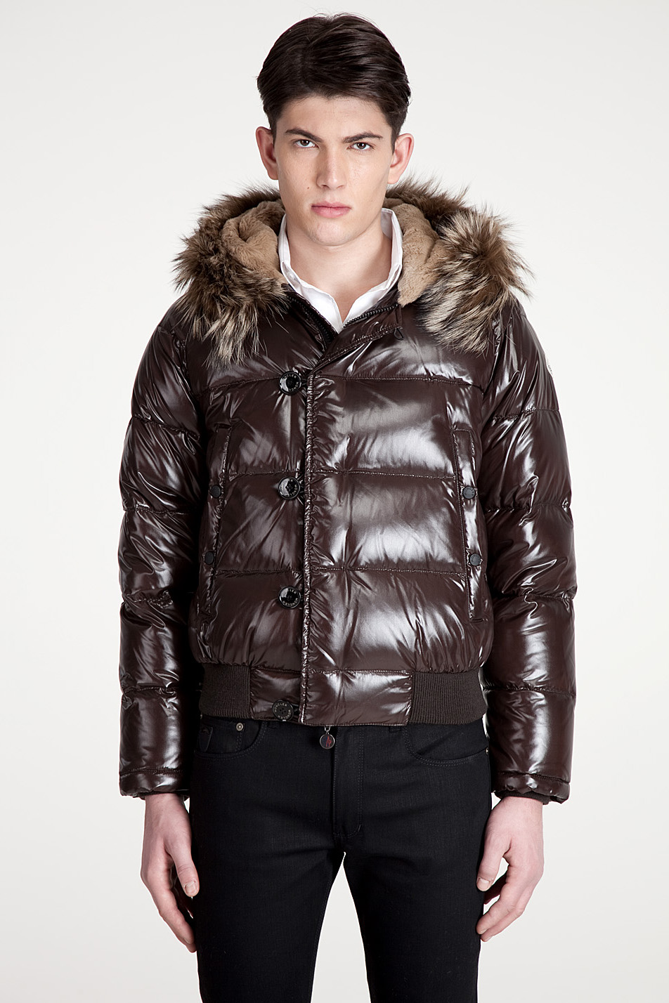 Doudoune Moncler Bulgarie Homme Marron